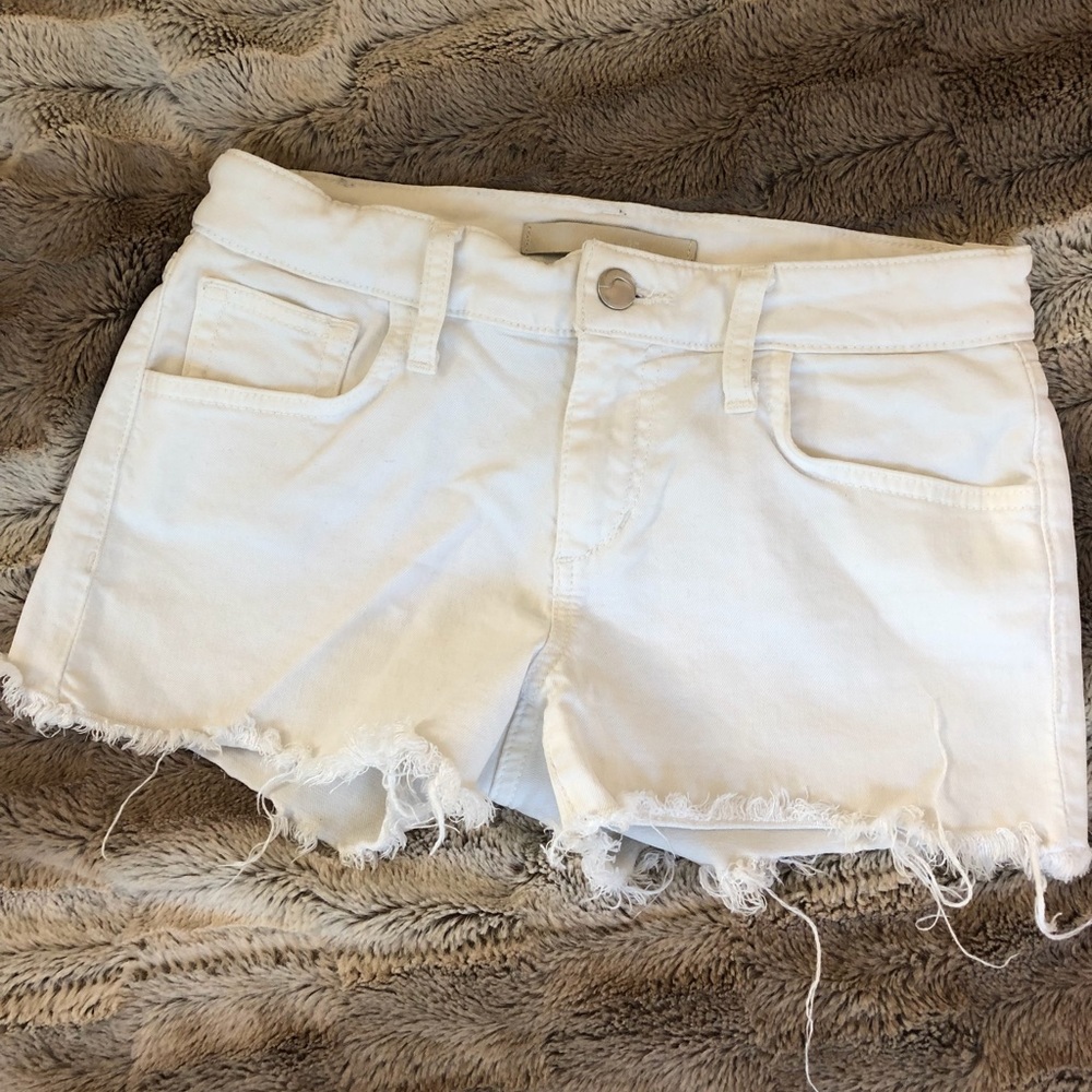 Joe’s Jeans White Cut Off Shorts